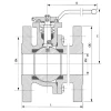 Nodular cast iron Pekos ball valve | KP-2508